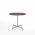 20-06 Round Cafe Table bar height tables Emeco 36” Walnut Wood 