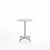 20-06 Round Cafe Table bar height tables Emeco 24” White Laminate Plywood 