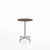 20-06 Round Cafe Table bar height tables Emeco 24” Walnut Wood 