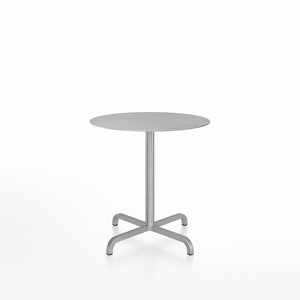 20-06 Round Cafe Table bar height tables Emeco 30” Brushed Aluminum 