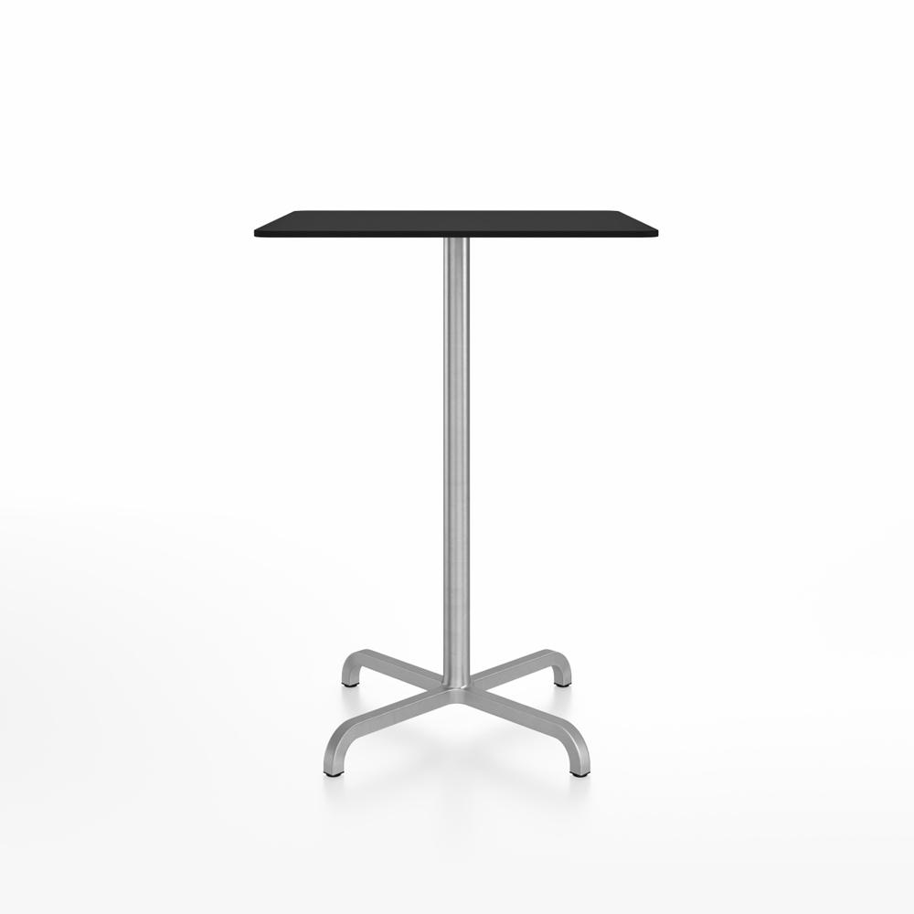 20-06 Square Bar-Height Table bar height tables Emeco 30” Black HPL 