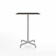 20-06 Square Bar-Height Table bar height tables Emeco 30” Black Laminate Plywood 
