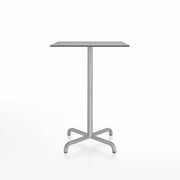20-06 Square Bar-Height Table bar height tables Emeco 30” Gray HPL 