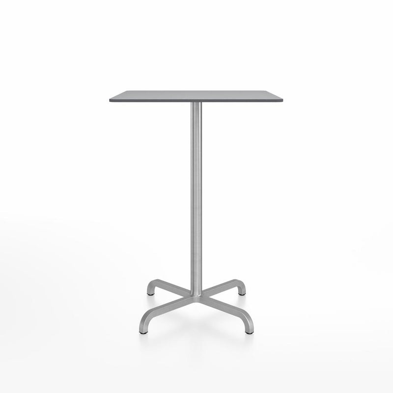 20-06 Square Bar-Height Table bar height tables Emeco 30” Gray HPL 