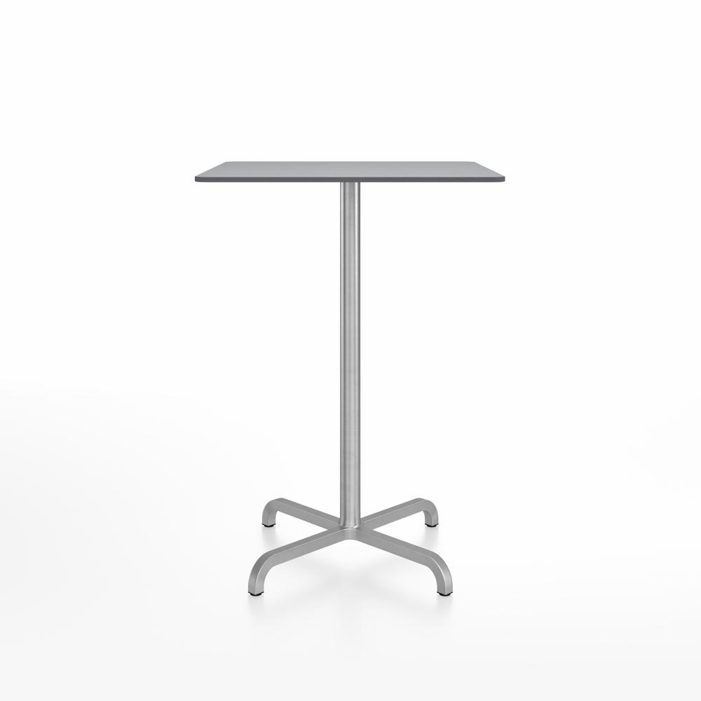 20-06 Square Bar-Height Table bar height tables Emeco 30” Gray HPL 