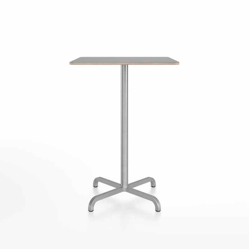 20-06 Square Bar-Height Table bar height tables Emeco 30” Gray Laminate Plywood 