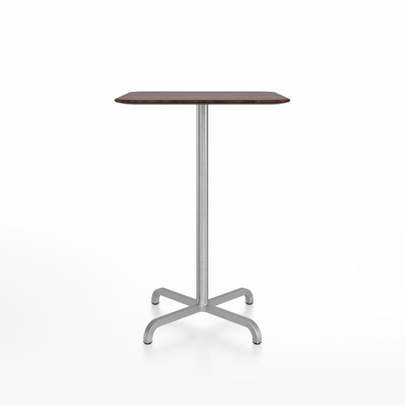 20-06 Square Bar-Height Table bar height tables Emeco 30” Walnut Wood 