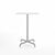 20-06 Square Bar-Height Table bar height tables Emeco 30” White HPL 