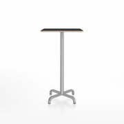20-06 Square Bar-Height Table bar height tables Emeco 24” Black Laminate Plywood 