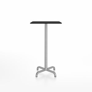20-06 Square Bar-Height Table bar height tables Emeco 24” Black HPL 