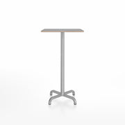 20-06 Square Bar-Height Table bar height tables Emeco 24” Gray Laminate Plywood 