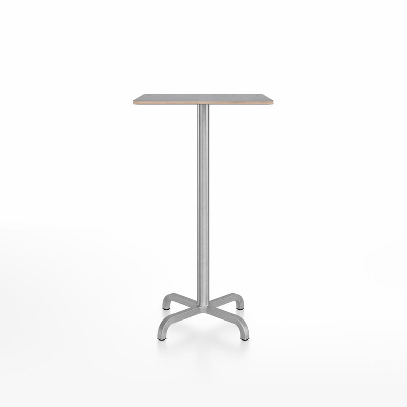 20-06 Square Bar-Height Table bar height tables Emeco 24” Gray Laminate Plywood 