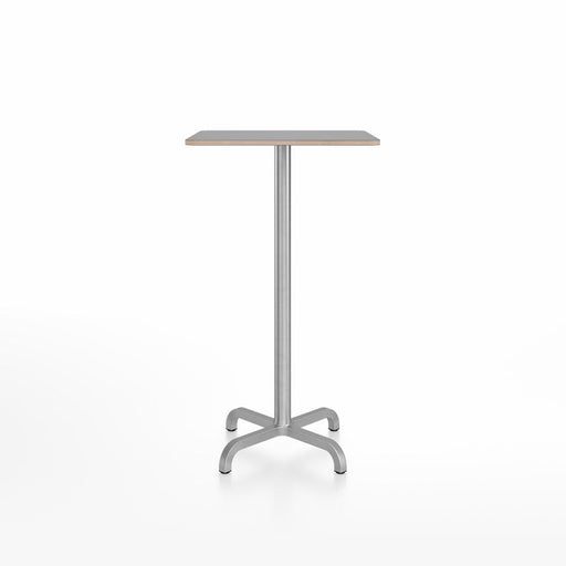 20-06 Square Bar-Height Table bar height tables Emeco 24” Gray Laminate Plywood 