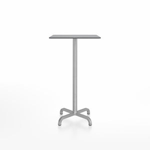 20-06 Square Bar-Height Table bar height tables Emeco 24” Gray HPL 