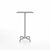 20-06 Square Bar-Height Table bar height tables Emeco 24” Gray HPL 