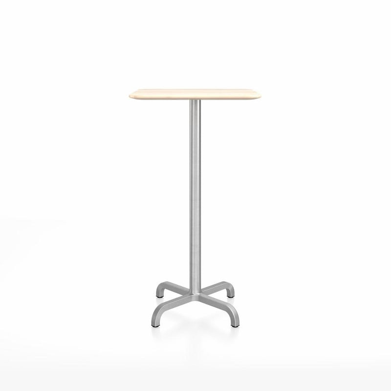 20-06 Square Bar-Height Table bar height tables Emeco 24” Accoya Wood 