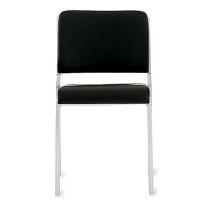 20-06 Stacking Chair Side/Dining Emeco Black Vinyl Seat Pad and Back Pad + $260.00 