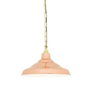 School Light Pendant suspension lamps Original BTC Polished Copper 