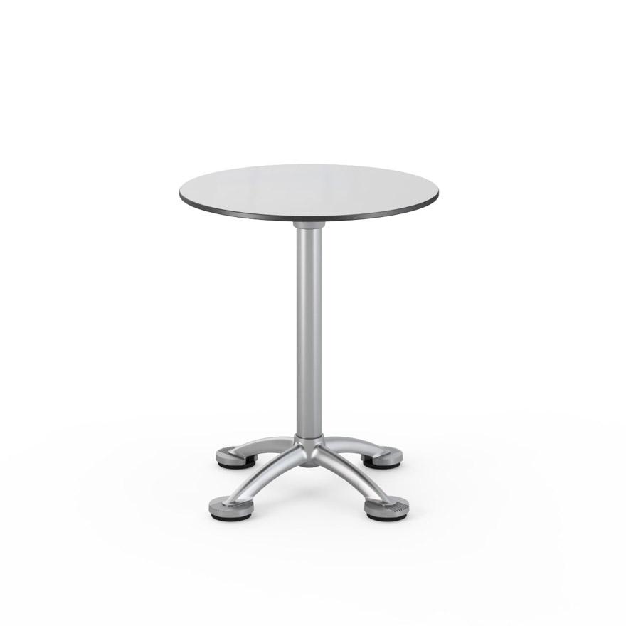 Knoll Pensi Table Round Dining Tables Knoll 23" Metallic Trespa 