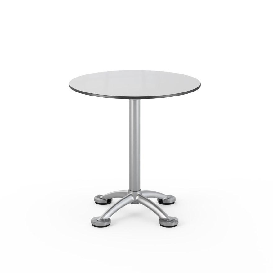 Knoll Pensi Table Round Dining Tables Knoll 27" Metallic Trespa 