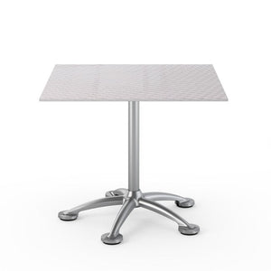 Knoll Pensi Dining Table Dining Tables Knoll 35" Stainless Steel Disks, Wrapped Edge - $1667.00 