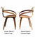 Cherner Arm Chair - Upholstered Seat & Back Side/Dining Cherner Chair 