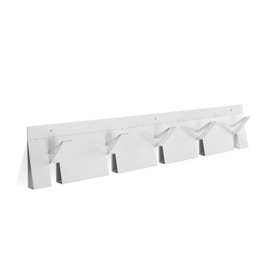 2D:3D Coat Rack Coat Hooks BluDot White 