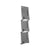 2D:3D Wall Magazine Rack magazine stand BluDot Gun Metal 