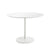 Multiplo Large Square Base - Round Table Tables Kartell Large Rounded Glass Top White 