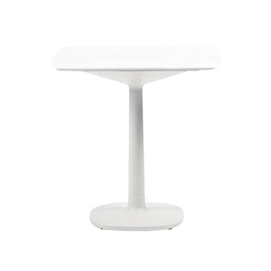 Multiplo Small Square Base Table - Square Top Tables Kartell Square Glass Top White 