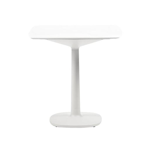 Multiplo Small Square Base Table - Square Top Tables Kartell Square Glass Top White 