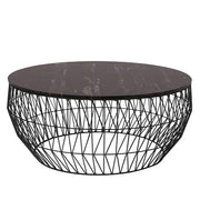 36” Coffee Table Coffee Tables Bend Goods Black Black Marble Top +$300.00 