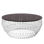 36” Coffee Table Coffee Tables Bend Goods Chrome Black Marble Top +$300.00 