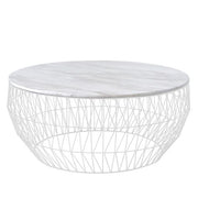 36” Coffee Table Coffee Tables Bend Goods White White Marble Top (Indoor Use Only) +$300.00 