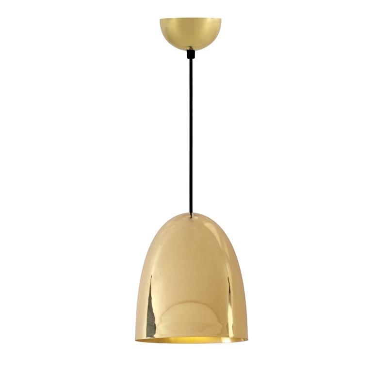 Stanley Medium Pendant Light suspension lamps Original BTC Smooth Polished Brass 