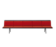 Zinta 5 Seats Waiting Bench Laminate 4549 Benches Arper 
