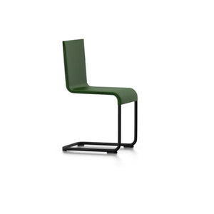 .05 Chair Side/Dining Vitra Power-coated in black, suitable for outdoor use Dark Green Glides for carpet