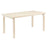 Aalto Children's Table Rectangular 80A table Artek Top IKI White HPL | Legs and Edge Band Natural Lacquered 