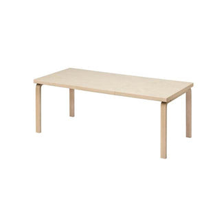 AALTO Table Extendable 97 Tables Artek Top Birch Veneer | Legs and Edge Band Natural Lacquered 