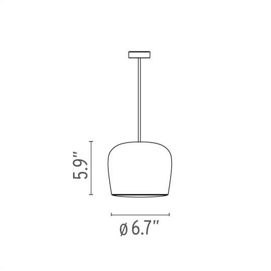 AIM Small Pendant Light hanging lamps Flos 