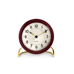 Station Alarm Clock, Red Decor Arne Jacobsen 