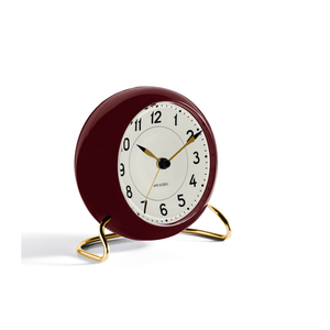 Station Alarm Clock, Red Decor Arne Jacobsen 