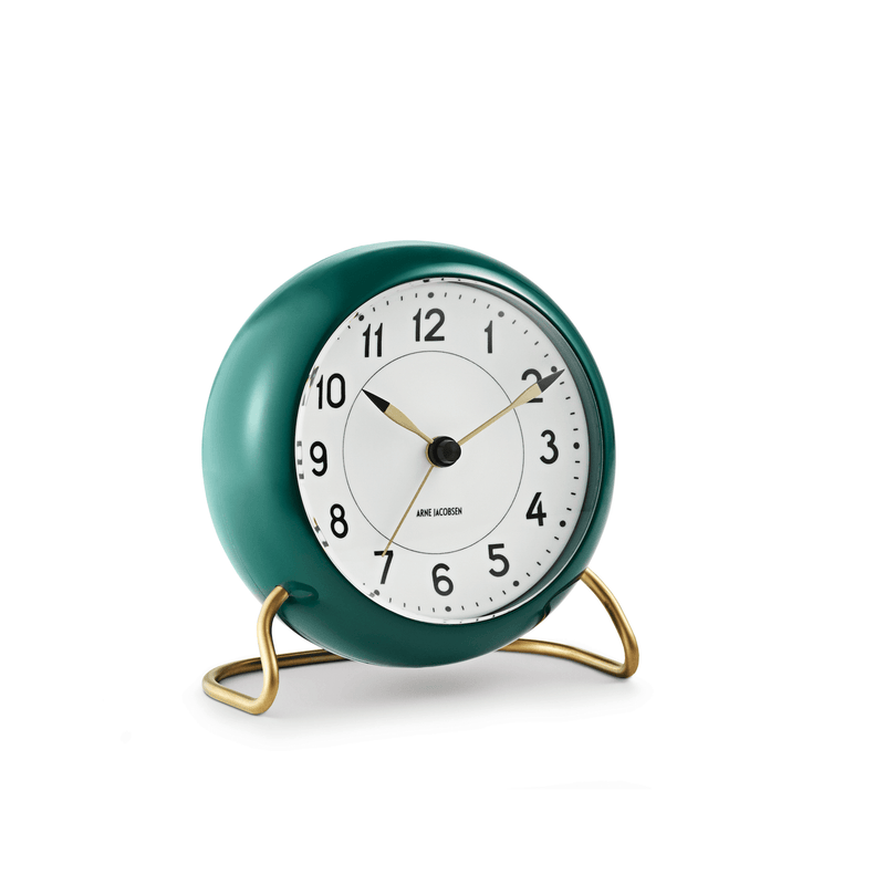 Station Alarm Clock, Green Decor Arne Jacobsen 