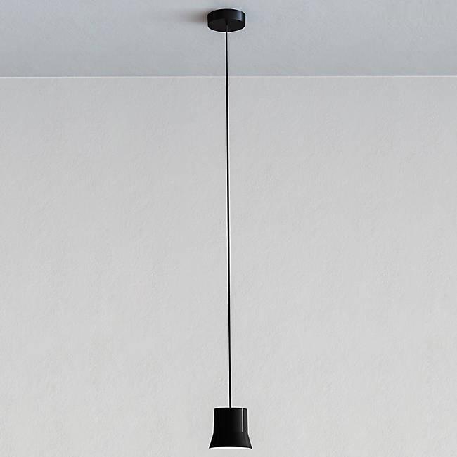 Gio Light Suspension Pendant Lights Artemide Black Dimmable 2-Wire 