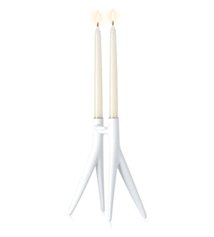 Abbracciaio Candles and Candleholders Kartell opaque white 