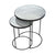 Aged Mirror Nesting Side Table Set side/end table Ethnicraft Clear 