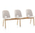 Alfi 3-Seat High Back Bench Benches Emeco White Ash 