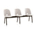 Alfi 3-Seat High Back Bench Benches Emeco White Dark Ash 