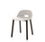 Alfi Low-Back Chair Side/Dining Emeco White Dark Ash 