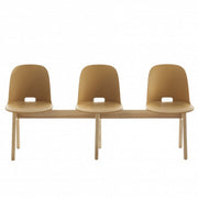 Alfi 3-Seat High Back Bench Benches Emeco Sand Ash 